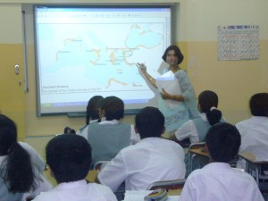 “Set up a projector in your classroom”